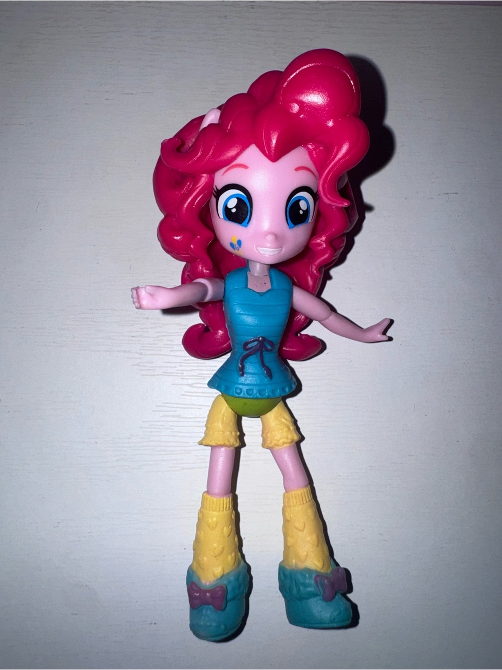 My Little Pony Pink Hair Blue Top Yellow Shorts Doll